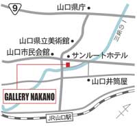 ギャラリーナカノ様地図