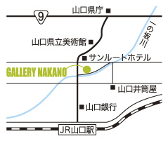 ギャラリーナカノ様地図